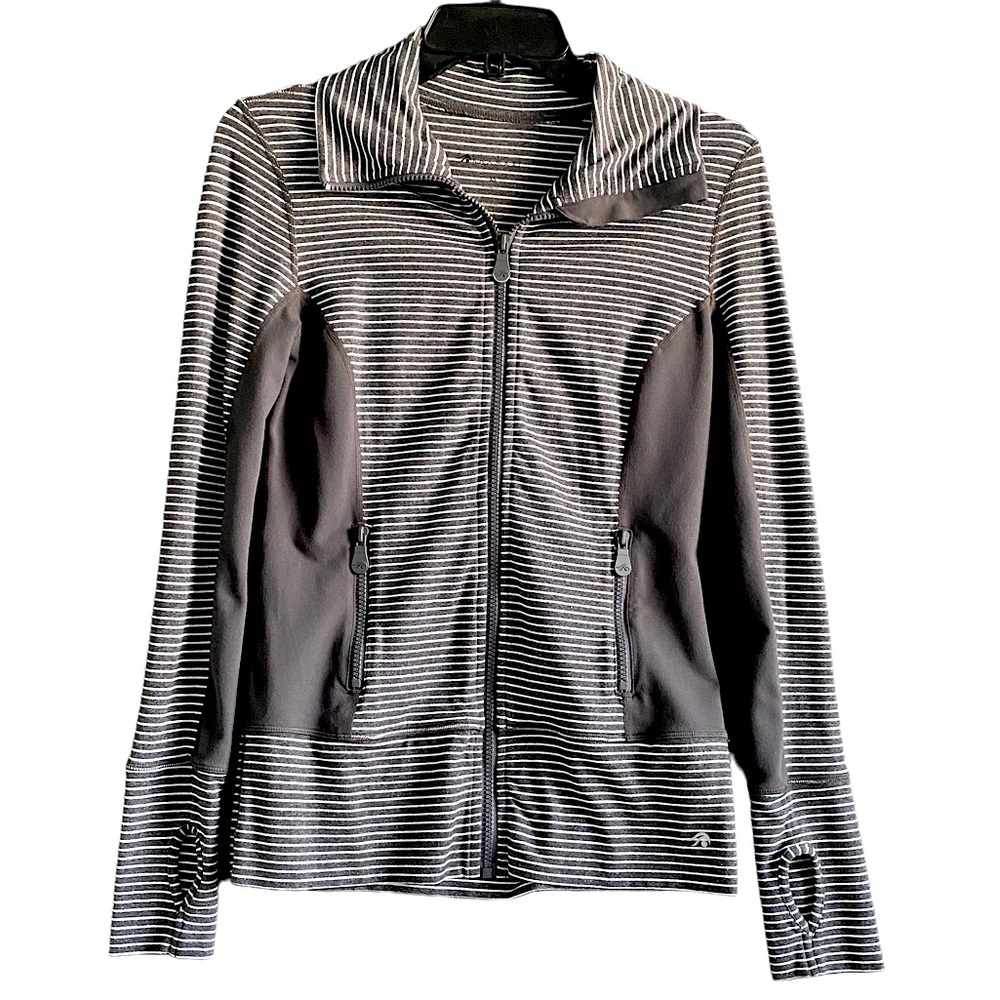Ideology striped full zip sport jacket size XS